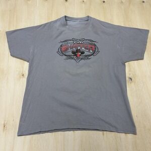 Tim Shaffer Shirt Mens XL Gray Steel City Outlaw Sprint Car Racing Tee T-Shirt